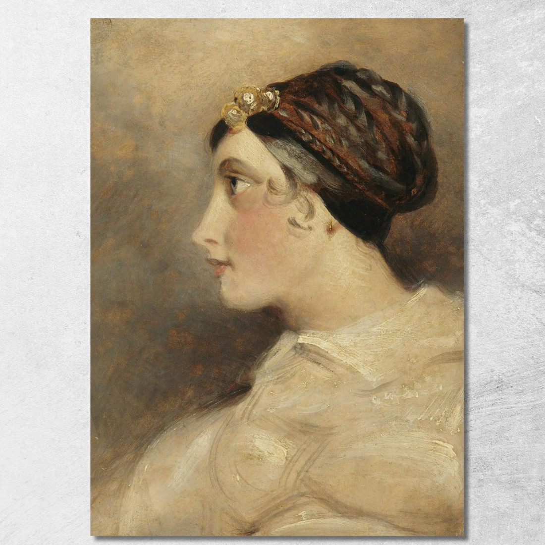 Ritratto Di Una Signora John Constable jcn66 quadro stampato su tela