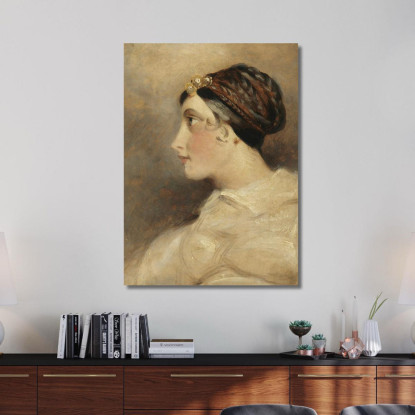 Ritratto Di Una Signora John Constable jcn66 quadro stampato su tela