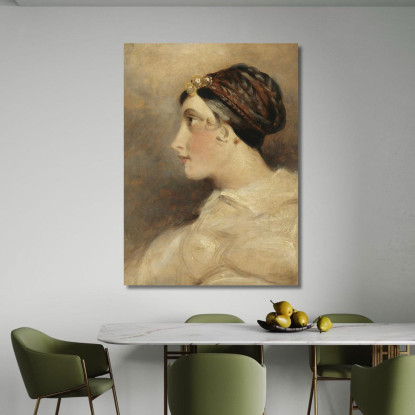 Ritratto Di Una Signora John Constable jcn66 quadro stampato su tela