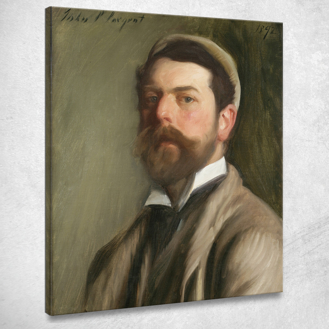 Auto Ritratto John Singer Sargent jss269 quadro stampato su tela Auto Ritratto John Singer Sargent jss269 quadro stampato su tela