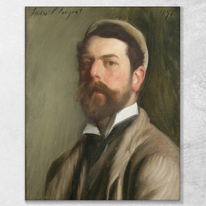 Auto Ritratto John Singer Sargent jss269 quadro stampato su tela