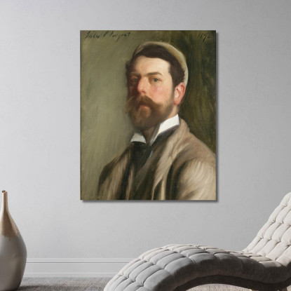 Auto Ritratto John Singer Sargent jss269 quadro stampato su tela
