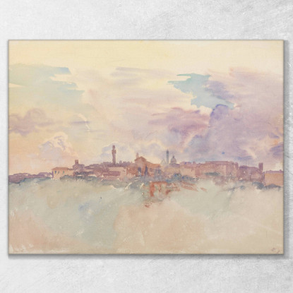 Siena John Singer Sargent jss271 quadro stampato su tela