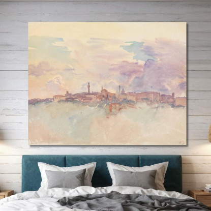Siena John Singer Sargent jss271 quadro stampato su tela