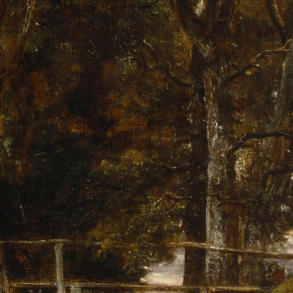 La Valle A Helmingham Park John Constable jcn91 quadro stampato su tela