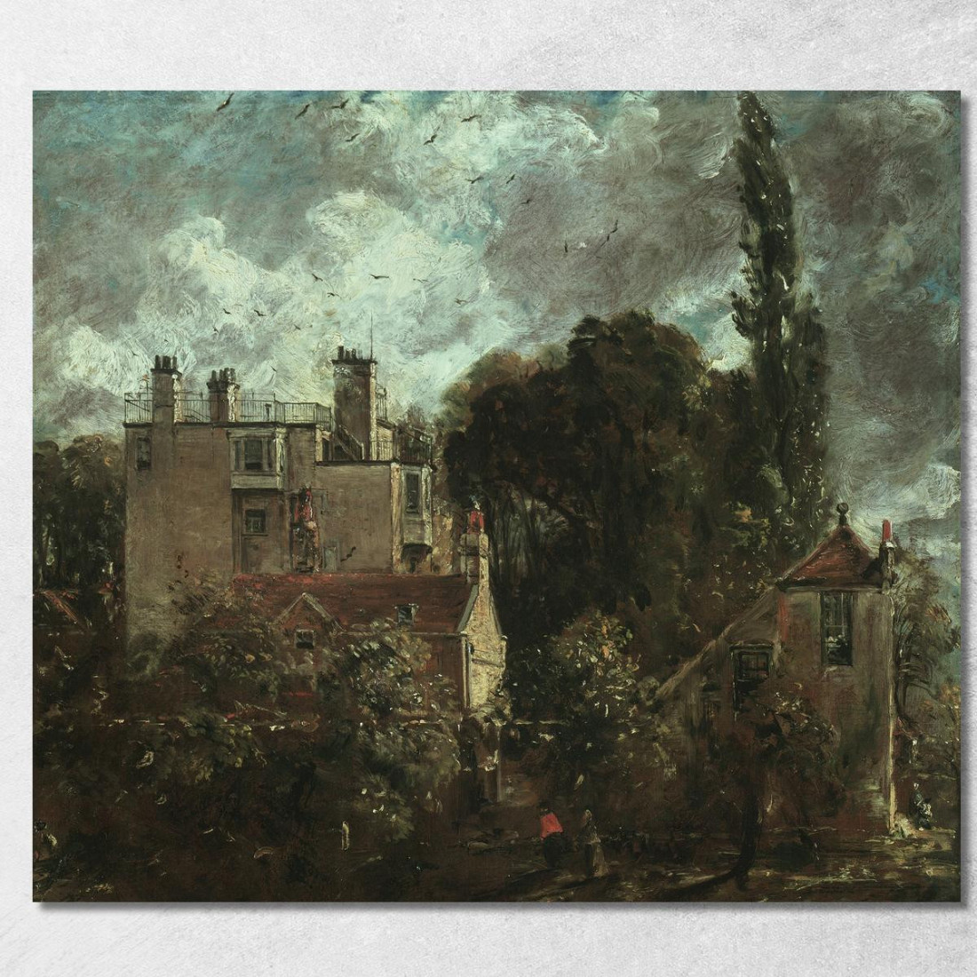 Il Boschetto O La Casa Dell'Ammiraglio A Hampstead John Constable jcn93 quadro stampato su tela