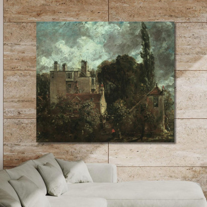 Il Boschetto O La Casa Dell'Ammiraglio A Hampstead John Constable jcn93 quadro stampato su tela
