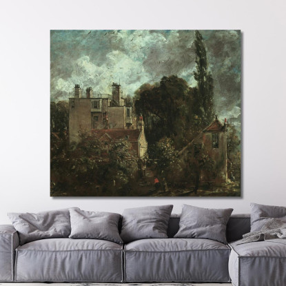 Il Boschetto O La Casa Dell'Ammiraglio A Hampstead John Constable jcn93 quadro stampato su tela