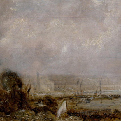 L'Inaugurazione Del Ponte Di Waterloo John Constable jcn96 quadro stampato su tela
