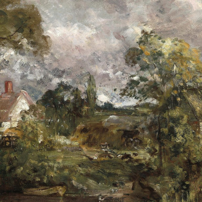 Il Cavallo Bianco John Constable jcn99 quadro stampato su tela
