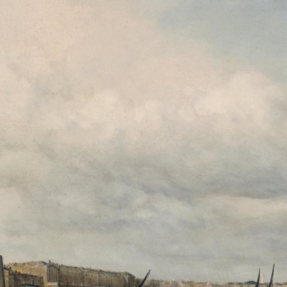 Ponte Di Waterloo John Constable jcn100 quadro stampato su tela