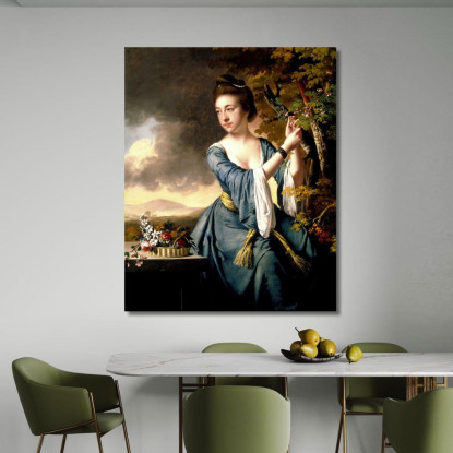 Elizabeth Signora John Bostock Joseph Wright of Derby jwd17 quadro stampato su tela