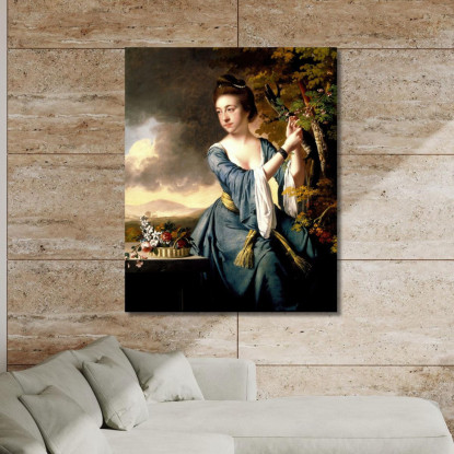 Elizabeth Signora John Bostock Joseph Wright of Derby jwd17 quadro stampato su tela