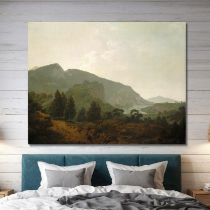 Paesaggio Italiano Joseph Wright of Derby jwd21 quadro stampato su tela