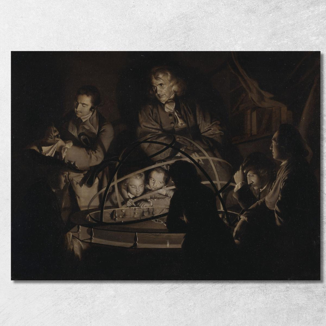 Filosofo Che Tiene Una Lezione Sull'Orrery Joseph Wright of Derby jwd31 quadro stampato su tela Filosofo Che Tiene Una Lezione Sull'Orrery Joseph Wright of Derby jwd31 quadro stampato su tela