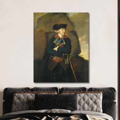 Ritratto Di Un Gentiluomo 3 Joseph Wright of Derby jwd33 quadro stampato su tela