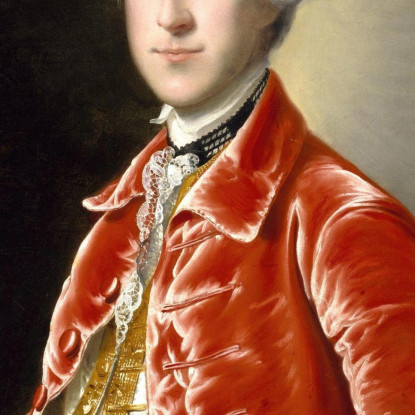 Ritratto Di Un Gentiluomo 4 Joseph Wright of Derby jwd34 quadro stampato su tela