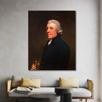 Ritratto Del Signor Anthony Greatorex Joseph Wright of Derby jwd46 quadro stampato su tela