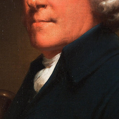 Ritratto Del Signor Anthony Greatorex Joseph Wright of Derby jwd46 quadro stampato su tela