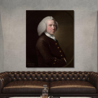 Ritratto Del Signor William Chase Sr. Joseph Wright of Derby jwd47 quadro stampato su tela