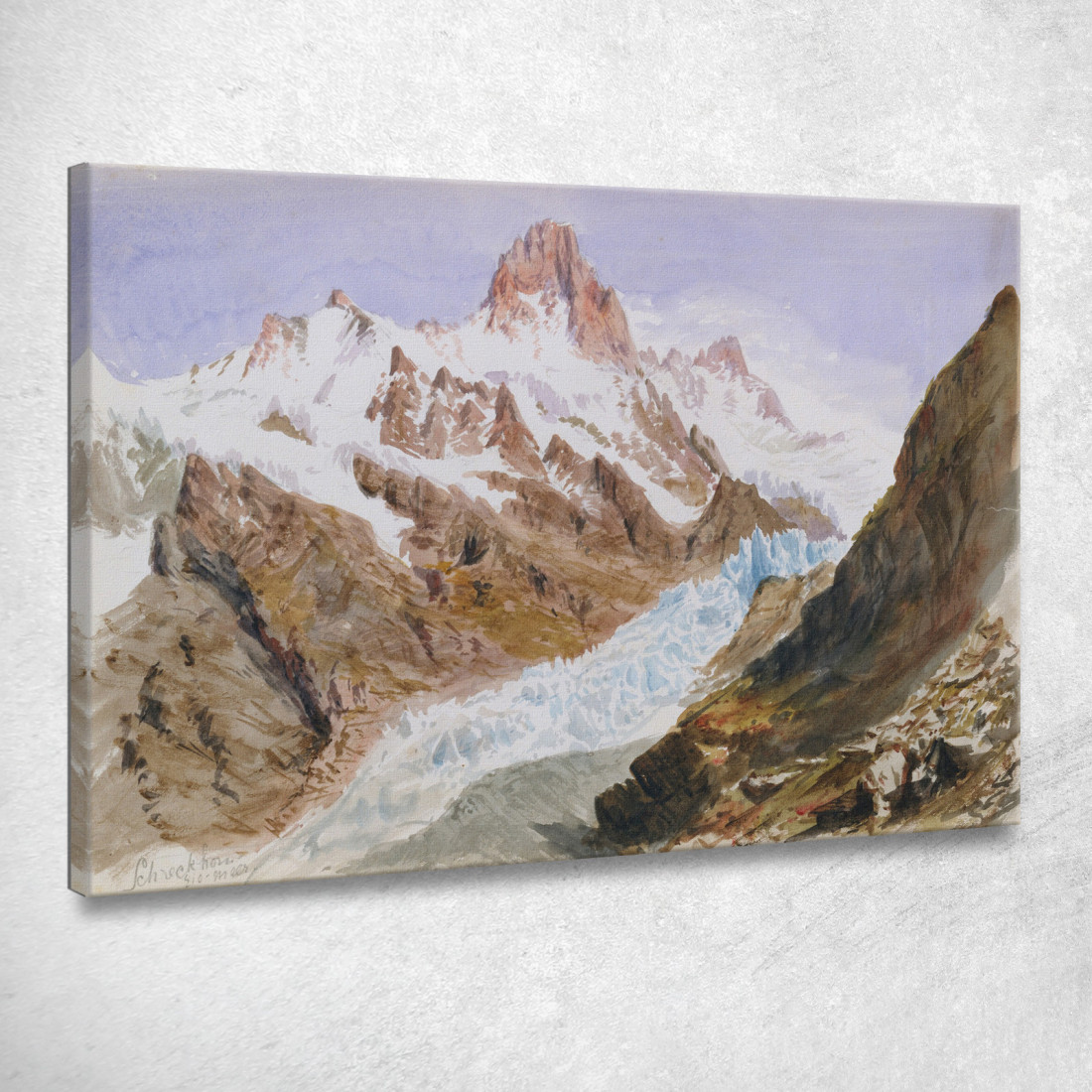 Splendida Copertina Per Album Da Disegno Con Acquerelli Di Montagna John Singer Sargent jss287 quadro stampato su tela Splendida Copertina Per Album Da Disegno Con Acquerelli Di Montagna John Singer Sargent jss287 quadro stampato su tela