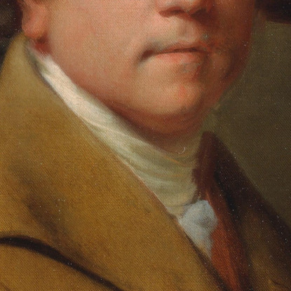 Autoritratto Joseph Wright of Derby jwd55 quadro stampato su tela