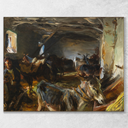 Stabile A Cuenca John Singer Sargent jss288 quadro stampato su tela