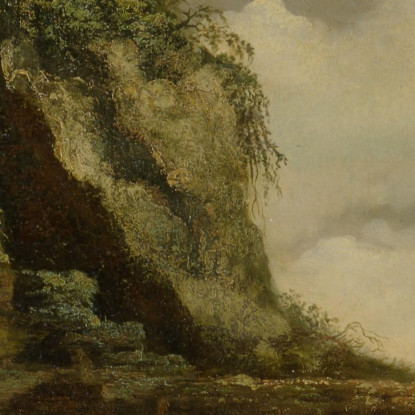 La Tomba Di Virgilio Al Chiaro Di Luna Con Silio Italico Joseph Wright of Derby jwd67 quadro stampato su tela