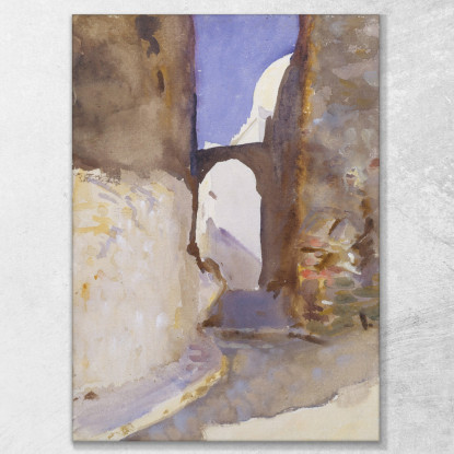 Via Tangeri John Singer Sargent jss293 quadro stampato su tela