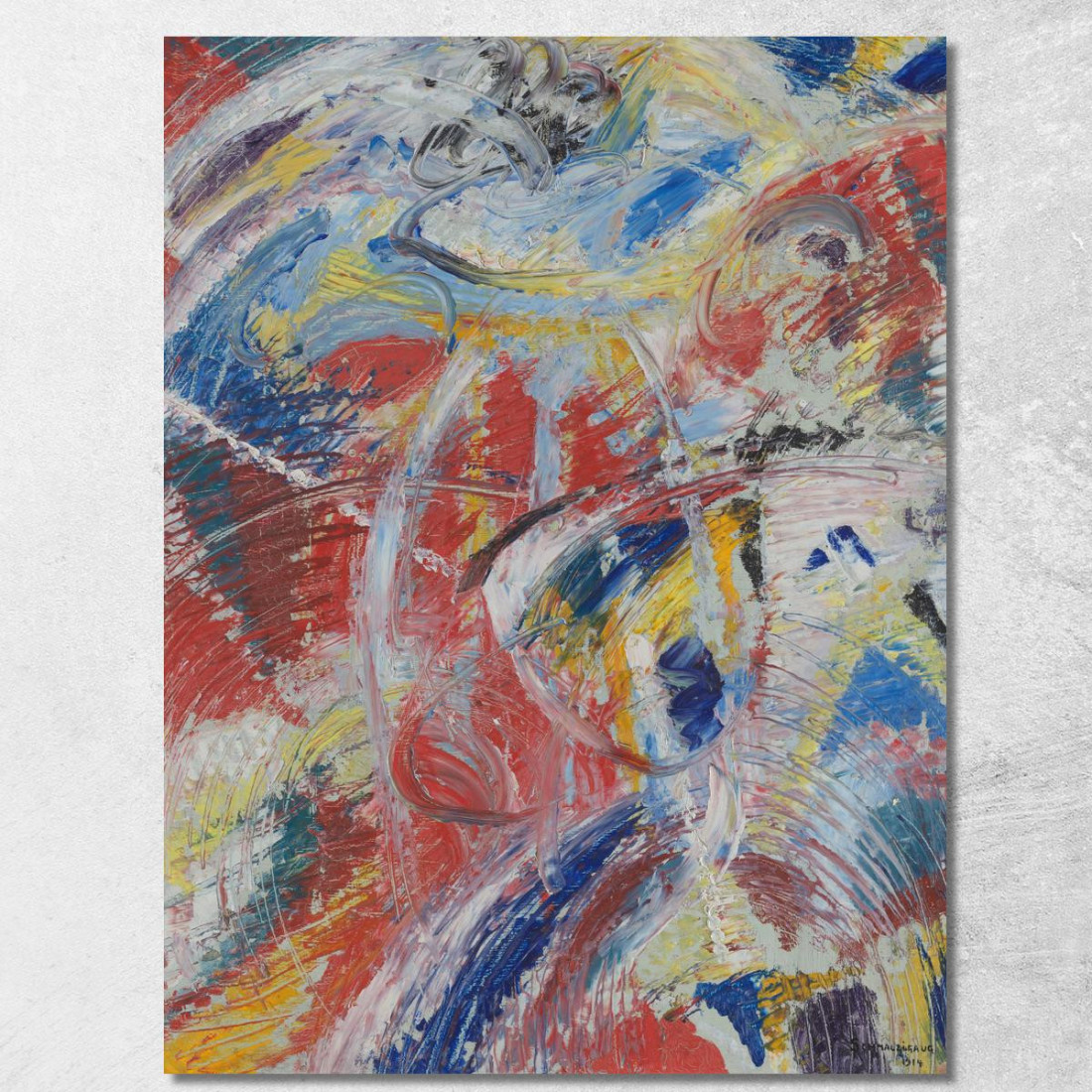 Sviluppo Di Un Tema In Rosso Carnevale Jules Schmalzigaug jsh9 quadro stampato su tela Sviluppo Di Un Tema In Rosso Carnevale Jules Schmalzigaug jsh9 quadro stampato su tela