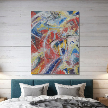 Sviluppo Di Un Tema In Rosso Carnevale Jules Schmalzigaug jsh9 quadro stampato su tela