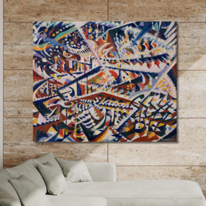 Luce + Specchi E Folla Interno Di Una Sala Da Ballo Popolare Ad Anversa Jules Schmalzigaug jsh12 quadro stampato su tela