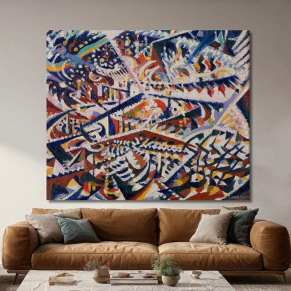 Luce + Specchi E Folla Interno Di Una Sala Da Ballo Popolare Ad Anversa Jules Schmalzigaug jsh12 quadro stampato su tela