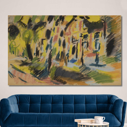 Vista Su Delft Jules Schmalzigaug jsh24 quadro stampato su tela