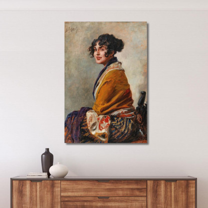 Ritratto Di Lili Marberg Leopold Schmutzler lsc9 quadro stampato su tela