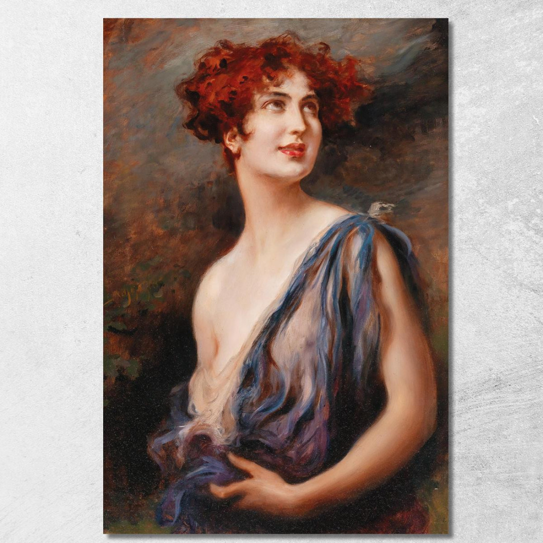 Giovane Bellezza Leopold Schmutzler lsc15 quadro stampato su tela Giovane Bellezza Leopold Schmutzler lsc15 quadro stampato su tela