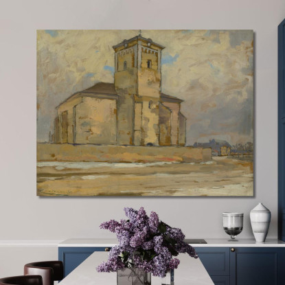 Chiesa In Moldova Ľudovít Čordák lco11 quadro stampato su tela
