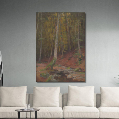 Foresta 2 Ľudovít Čordák lco17 quadro stampato su tela