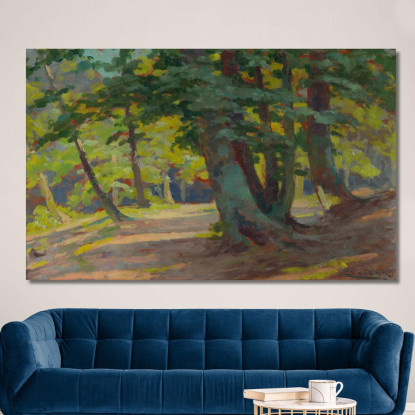Foresta 5 Ľudovít Čordák lco20 quadro stampato su tela