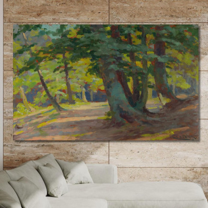 Foresta 5 Ľudovít Čordák lco20 quadro stampato su tela