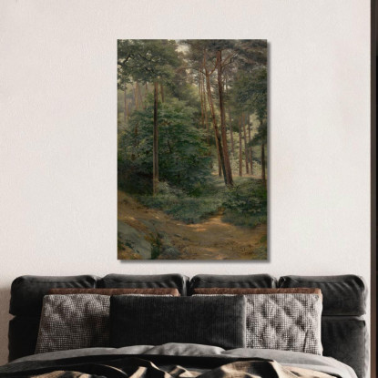 Foresta Ľudovít Čordák lco25 quadro stampato su tela
