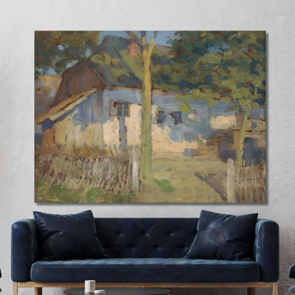 Davanti Alla Casa Ľudovít Čordák lco28 quadro stampato su tela