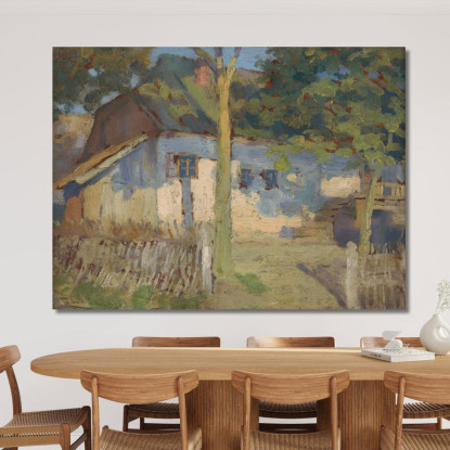 Davanti Alla Casa Ľudovít Čordák lco28 quadro stampato su tela