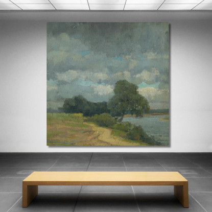 Paesaggio Con Hornad Ľudovít Čordák lco29 quadro stampato su tela