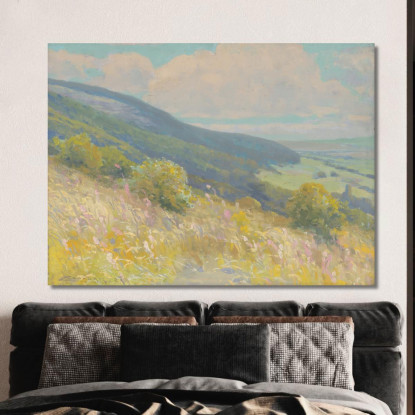 Paesaggio 7 Ľudovít Čordák lco35 quadro stampato su tela