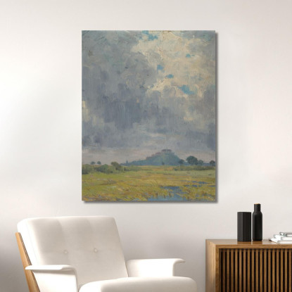 Paesaggio Con Un Castello Ľudovít Čordák lco37 quadro stampato su tela