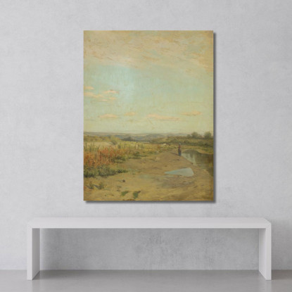 Piccola Pastorella Ľudovít Čordák lco45 quadro stampato su tela
