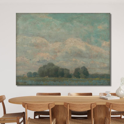 Prato Con Alberi Cespugliosi Ľudovít Čordák lco48 quadro stampato su tela