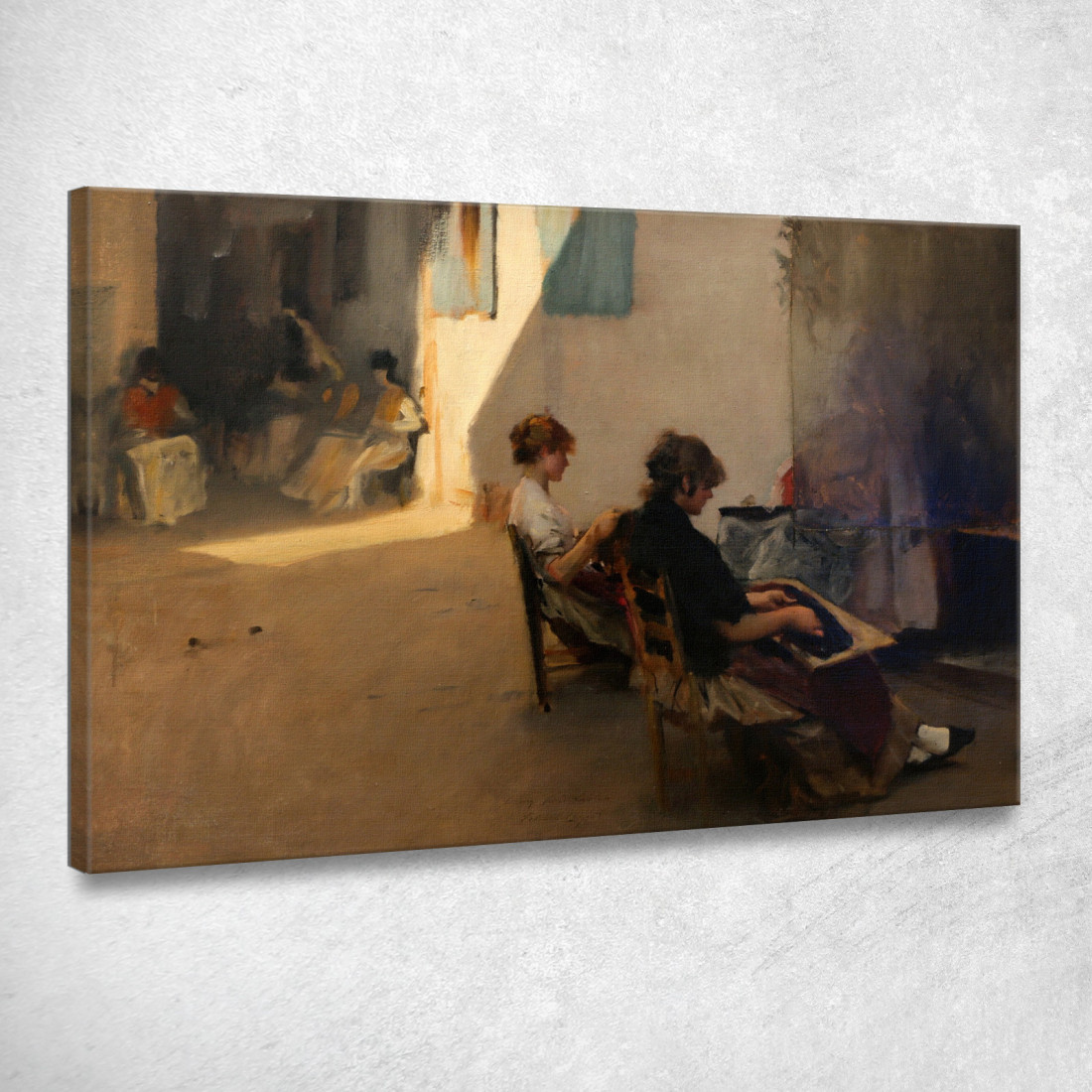 Le Infilaperle Di Venezia John Singer Sargent jss304 quadro stampato su tela Le Infilaperle Di Venezia John Singer Sargent jss304 quadro stampato su tela