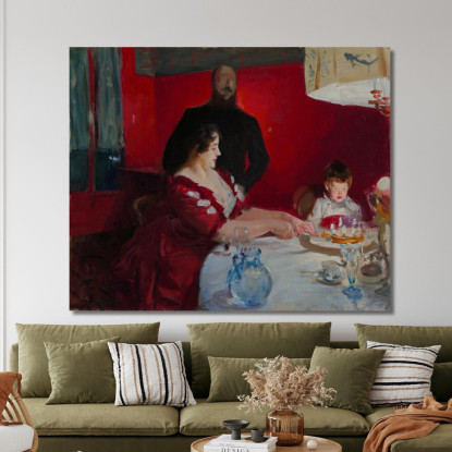 La Festa Di Compleanno John Singer Sargent jss305 quadro stampato su tela